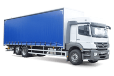 Van Rental Swansea - 26 Tonne Curtain Side Truck - Truck hire Swansea